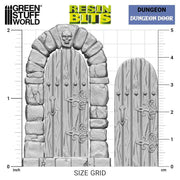 Green Stuff World: 3D printed set - Dungeon Doors Model Tools & Glue Green Stuff World