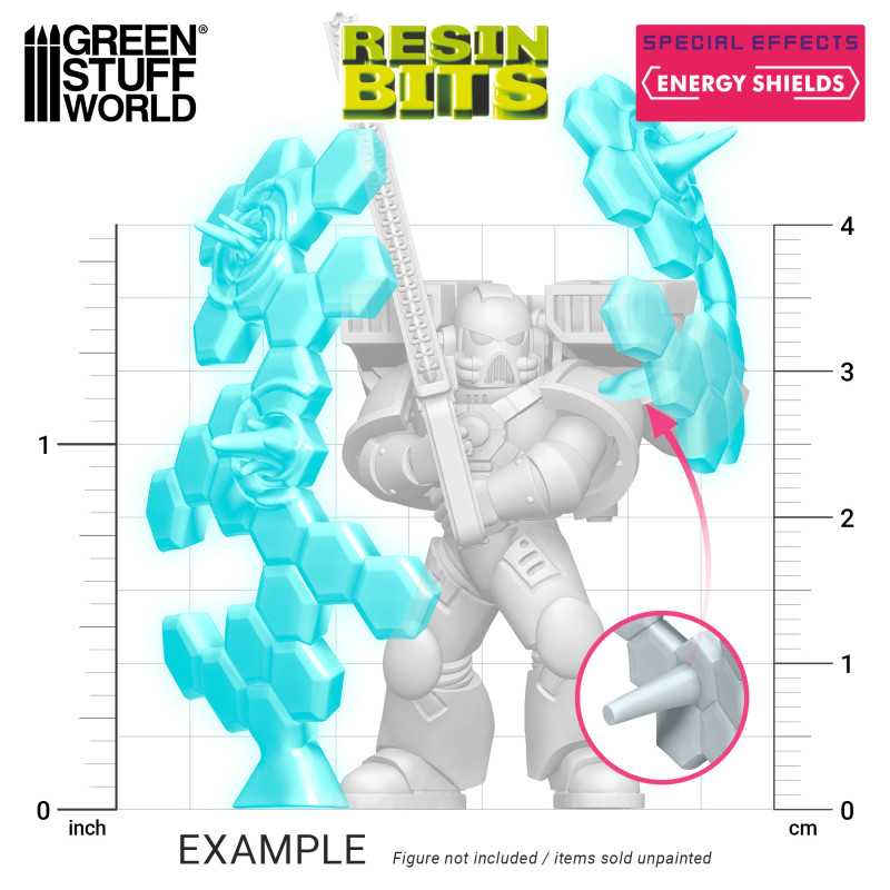 Green Stuff World: 3D printed set - Special Effects: Energy Shields Model Tools & Glue Green Stuff World