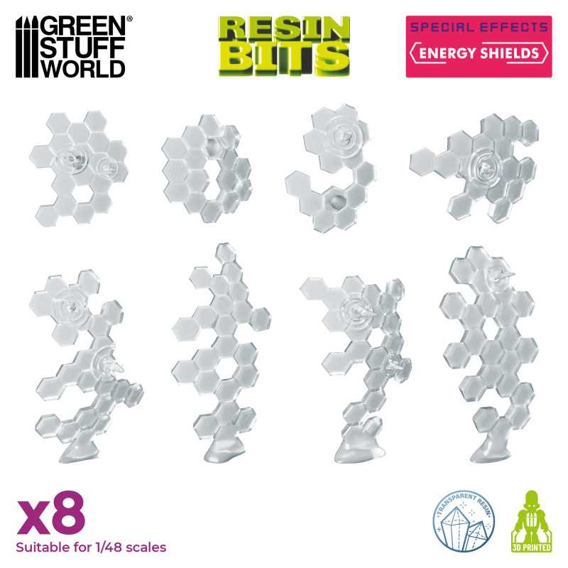 Green Stuff World: 3D printed set - Special Effects: Energy Shields Model Tools & Glue Green Stuff World