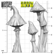Green Stuff World: 3D printed set - Goblin Mushrooms XL Model Tools & Glue Green Stuff World