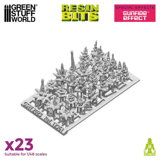 Green Stuff World: 3D printed set - Special Effects: Gunfire Effect Model Tools & Glue Green Stuff World