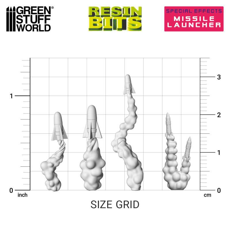 Green Stuff World: 3D printed set - Special Effects: Missile Launcher Model Tools & Glue Green Stuff World