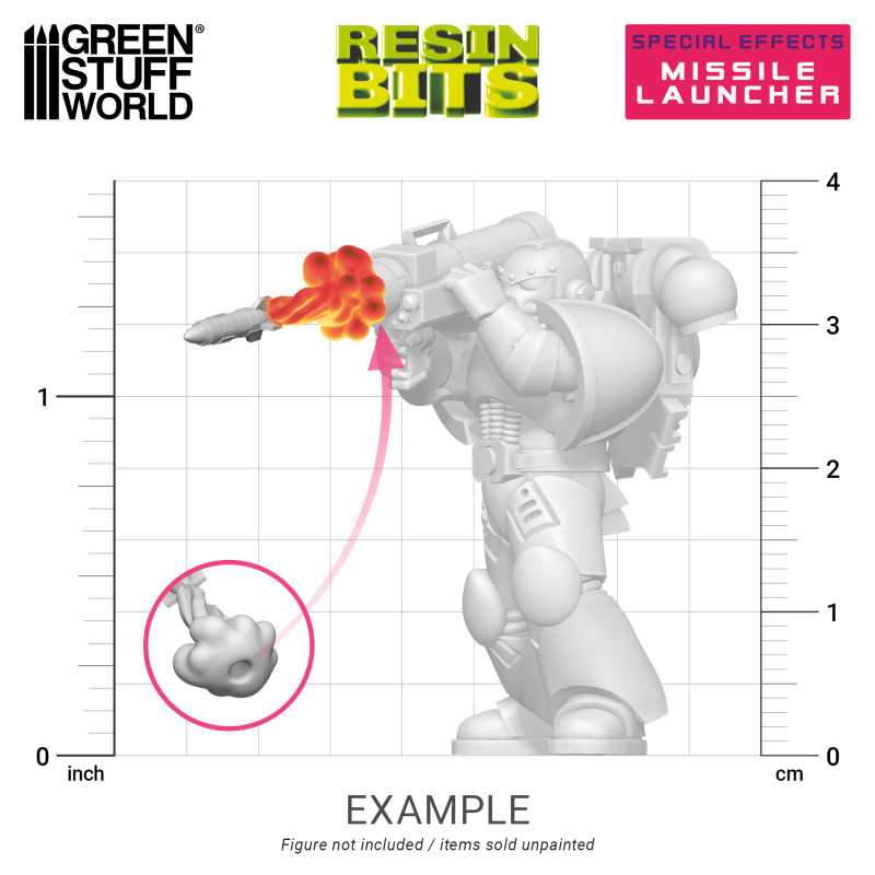 Green Stuff World: 3D printed set - Special Effects: Missile Launcher Model Tools & Glue Green Stuff World