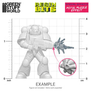 Green Stuff World: 3D printed set - Special Effects: Pistol Muzzle Flash Model Tools & Glue Green Stuff World