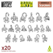 Green Stuff World: 3D printed set - Scorpions Model Tools & Glue Green Stuff World