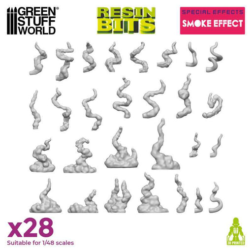 Green Stuff World: 3D printed set - Special Effects: Smoke Effect Model Tools & Glue Green Stuff World