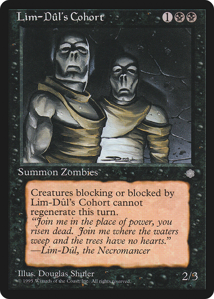 Lim-Dûl's Cohort (ICE-145) [Ice Age] MTG Single Wizards of the Coast