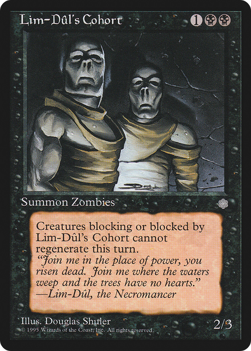 Lim-Dûl's Cohort (ICE-145) [Ice Age] MTG Single Wizards of the Coast