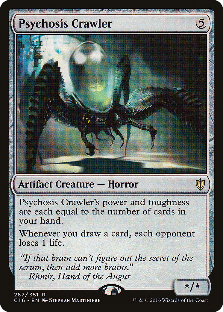 Psychosis Crawler (C16-267) [Commander 2016] MTG Single Wizards of the Coast