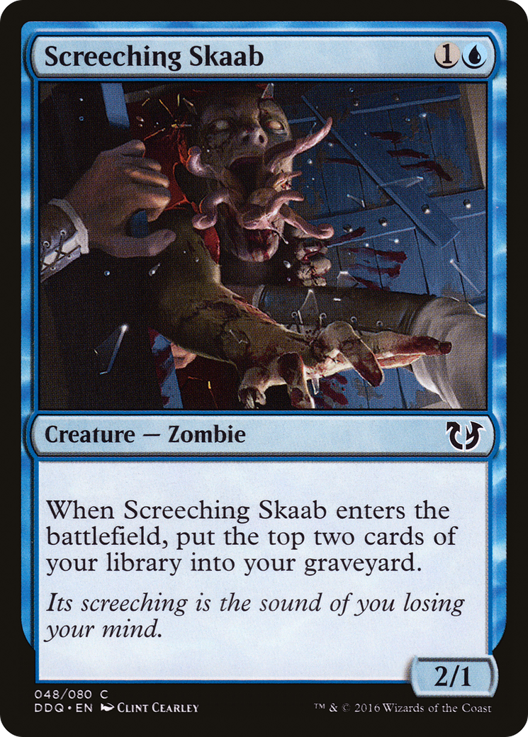 Screeching Skaab (DDQ-048) [Misc] Duel Decks: Blessed vs. Cursed MTG Single Wizards of the Coast