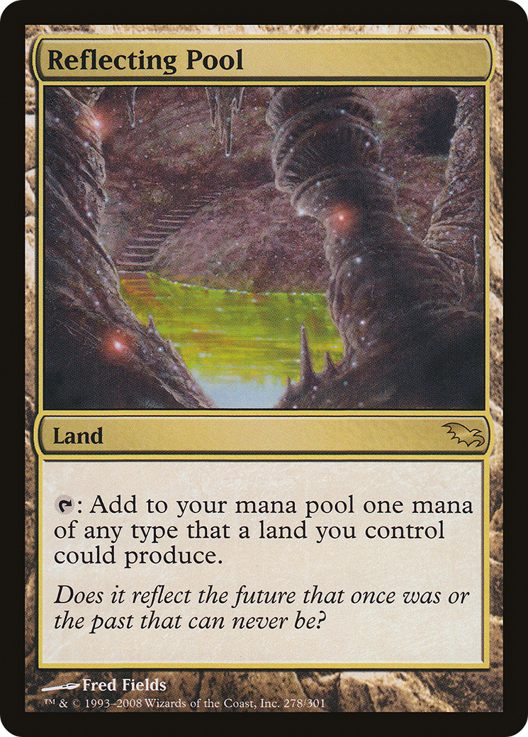 Reflecting Pool (SHM-278) [Shadowmoor] Foil MTG Single Wizards of the Coast