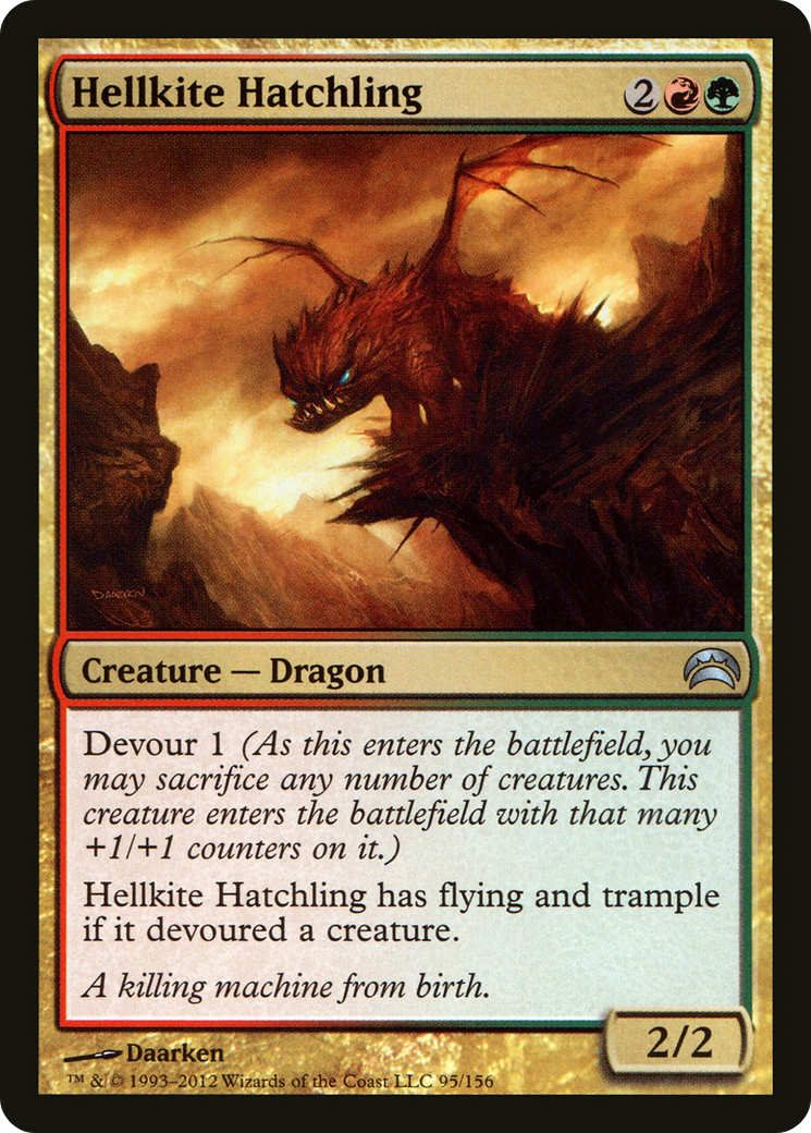 Hellkite Hatchling (PC2-095) [Misc] Planechase 2012 Foil MTG Single Wizards of the Coast