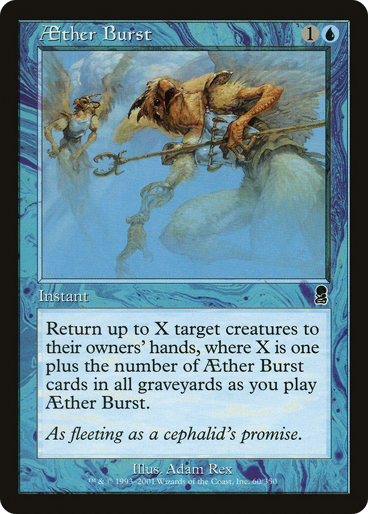 Aether Burst (ODY-060) [Odyssey] MTG Single Wizards of the Coast