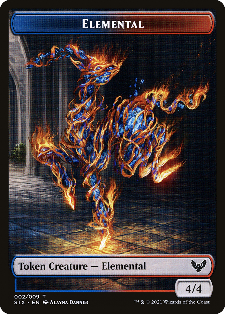 Elemental (TSTX-002) [Tokens] Strixhaven: School of Mages Tokens MTG Single Wizards of the Coast