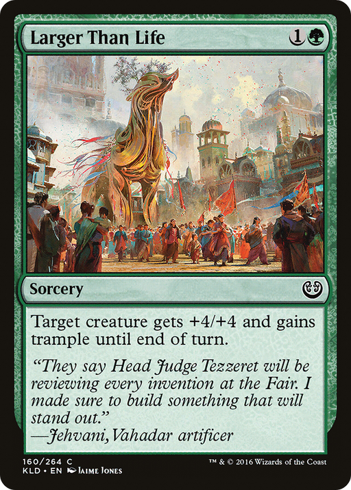 Larger Than Life (KLD-160) [Kaladesh] MTG Single Wizards of the Coast