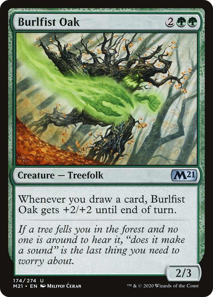 Burlfist Oak (M21-174) [Core Set 2021] MTG Single Wizards of the Coast