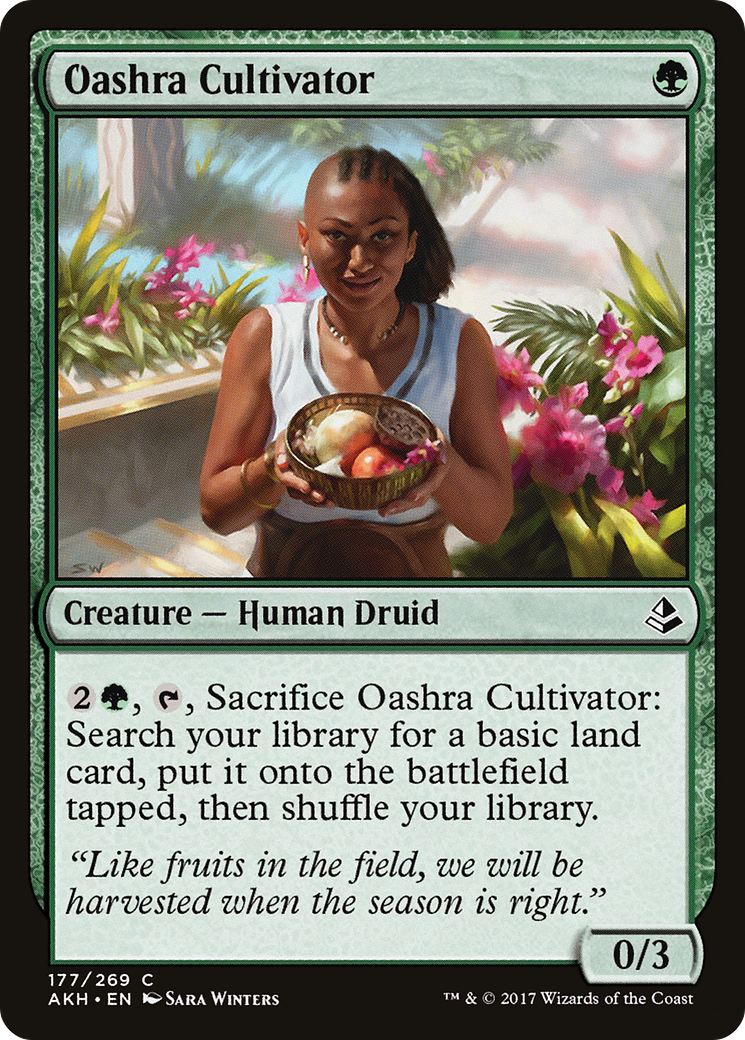 Oashra Cultivator (AKH-177) [Amonkhet] Foil MTG Single Wizards of the Coast