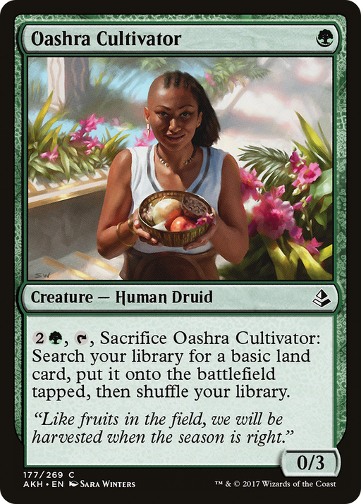 Oashra Cultivator (AKH-177) [Amonkhet] Foil MTG Single Wizards of the Coast