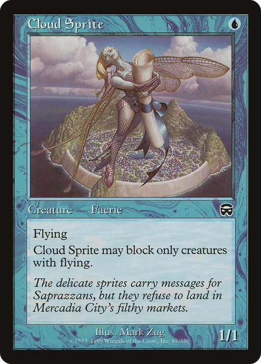 Cloud Sprite (MMQ-067) [Mercadian Masques] MTG Single Wizards of the Coast