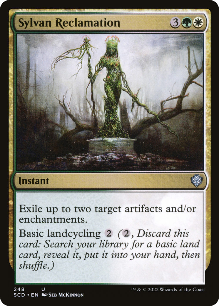 Sylvan Reclamation (SCD-248) [Starter Commander Decks] MTG Single Wizards of the Coast