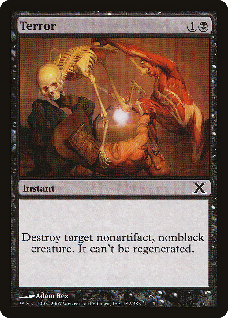 Terror (10E-182) [Tenth Edition] Foil MTG Single Wizards of the Coast