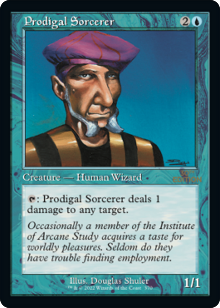 Prodigal Sorcerer (30A-370) [30th Anniversary Edition] MTG Single Wizards of the Coast