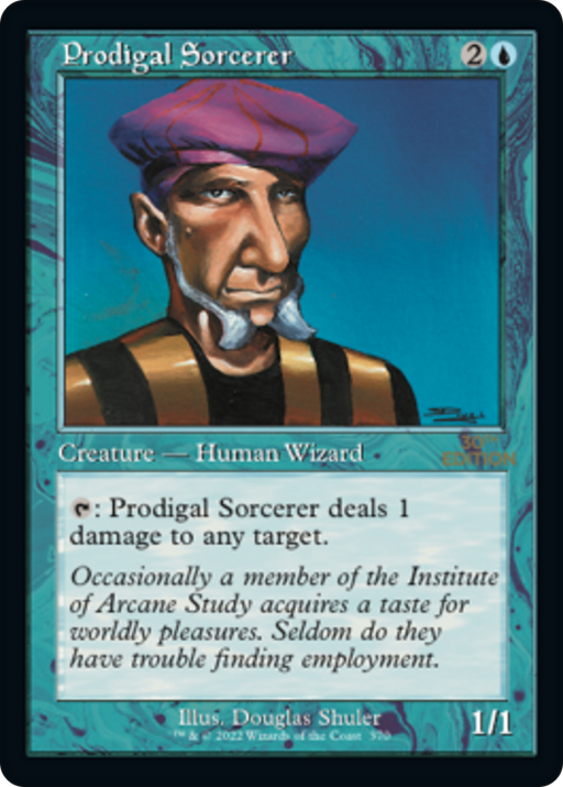 Prodigal Sorcerer (30A-370) [30th Anniversary Edition] MTG Single Wizards of the Coast