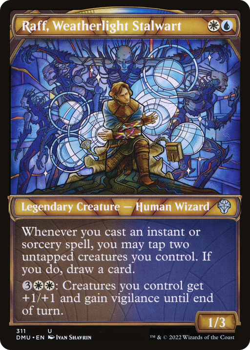 Raff, Weatherlight Stalwart (DMU-311) [Dominaria United] (Showcase) MTG Single Wizards of the Coast
