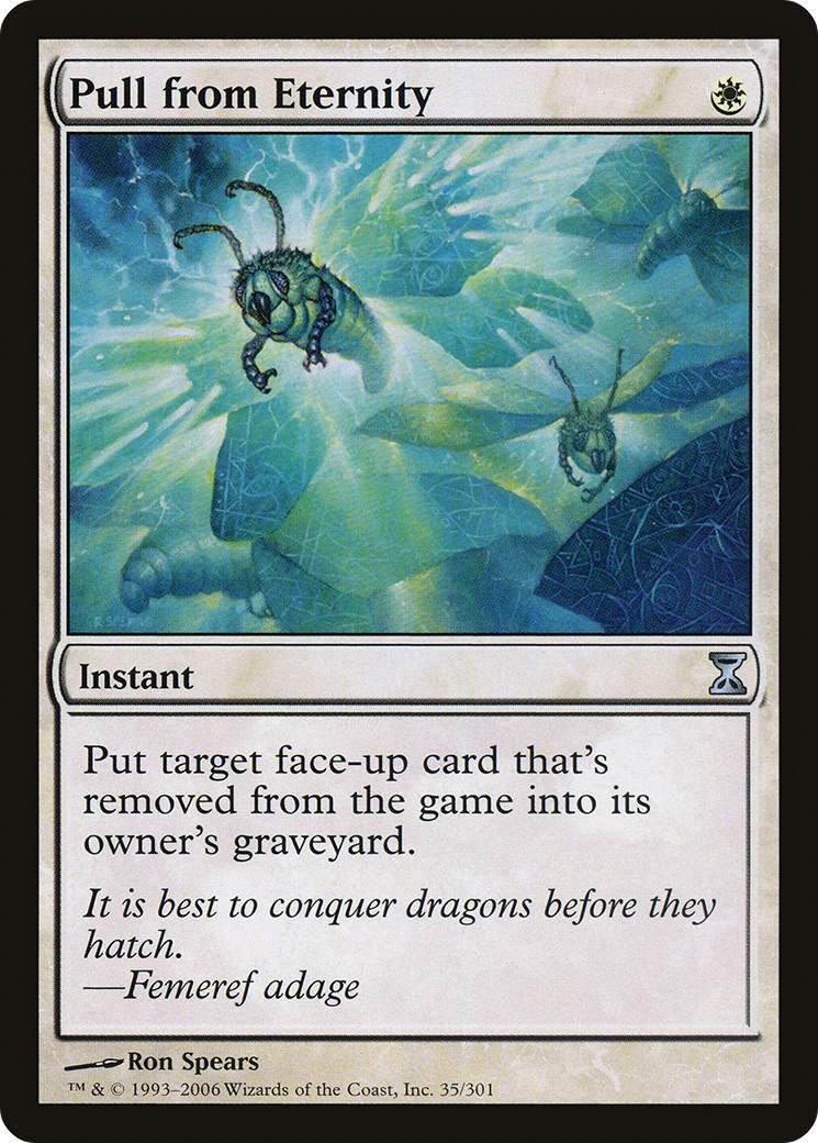 Pull from Eternity (TSP-035) [Time Spiral] MTG Single Wizards of the Coast