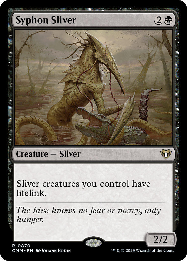 Syphon Sliver (CMM-870) [Commander Masters] MTG Single Wizards of the Coast