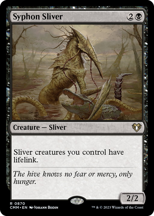 Syphon Sliver (CMM-870) [Commander Masters] MTG Single Wizards of the Coast