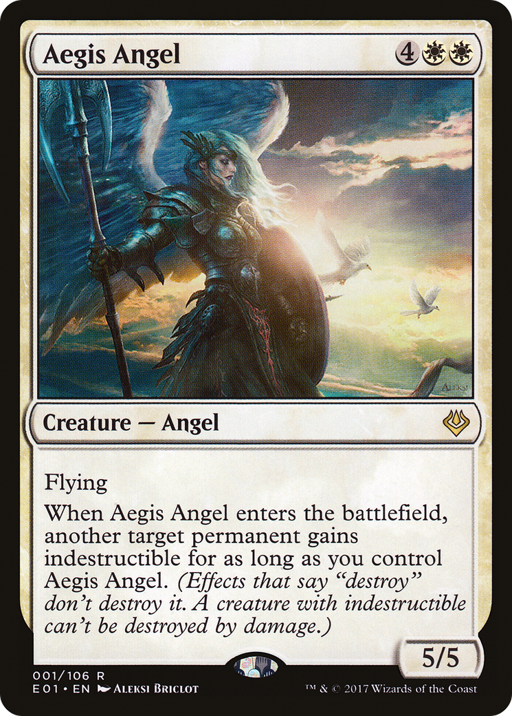 Aegis Angel (AC2-001) [Misc] Archenemy: Nicol Bolas MTG Single Wizards of the Coast