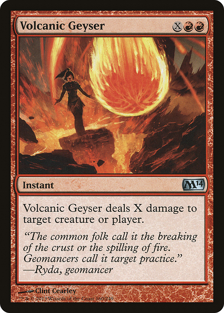 Volcanic Geyser (M14-160) [Magic 2014] Foil MTG Single Wizards of the Coast