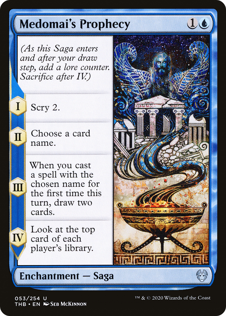 Medomai's Prophecy (THB-053) [Theros Beyond Death] Foil MTG Single Wizards of the Coast