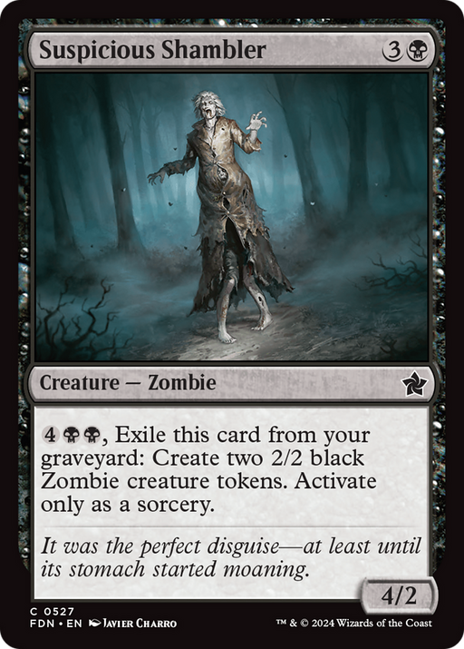 Suspicious Shambler (FDN-527) [Foundations] MTG Single Wizards of the Coast