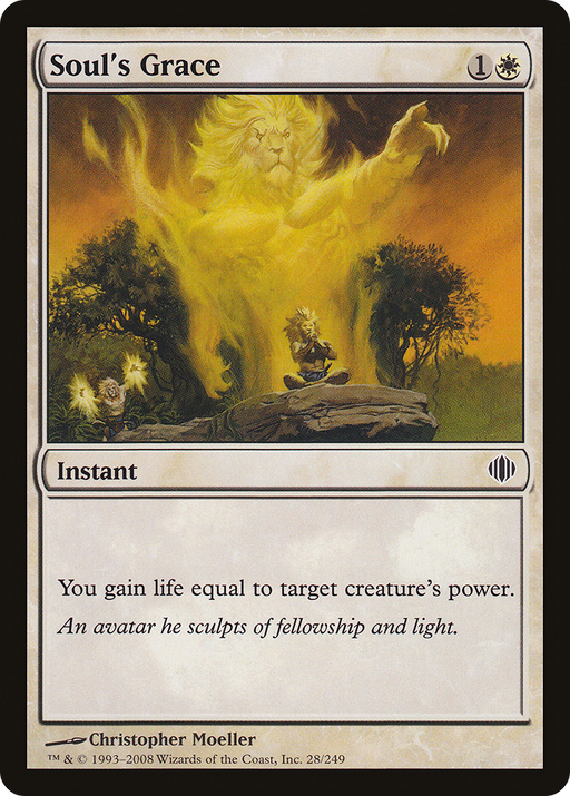 Soul's Grace (ALA-028) [Shards of Alara] MTG Single Wizards of the Coast