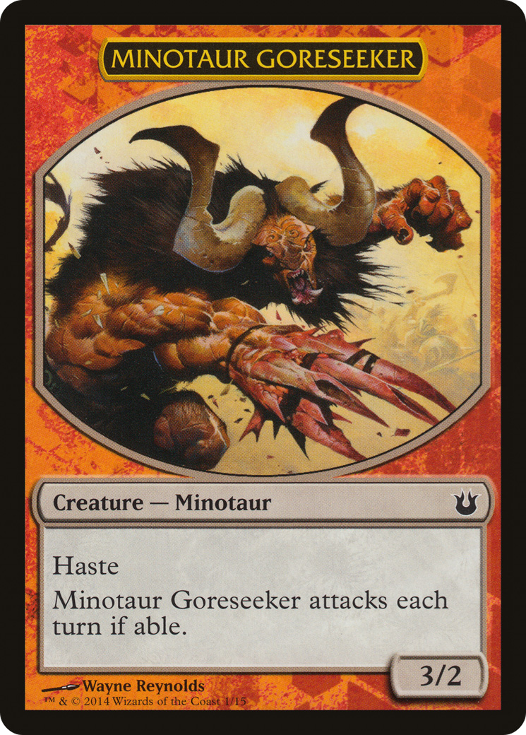 Minotaur Goreseeker (HERO-) [Battle the Horde] MTG Single Wizards of the Coast