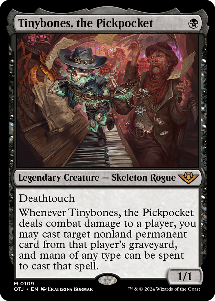 Tinybones, the Pickpocket (OTJ-109) [Outlaws of Thunder Junction] Foil MTG Single Wizards of the Coast