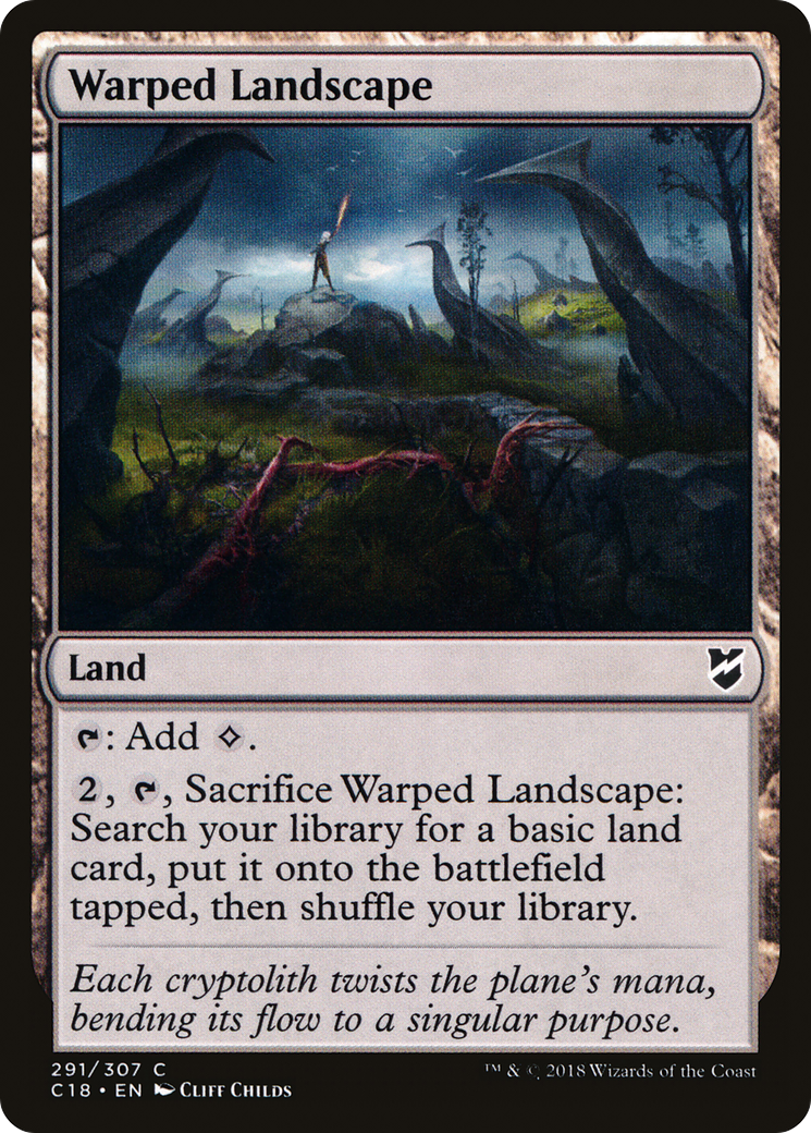 Warped Landscape (C18-291) [Commander 2018] MTG Single Wizards of the Coast