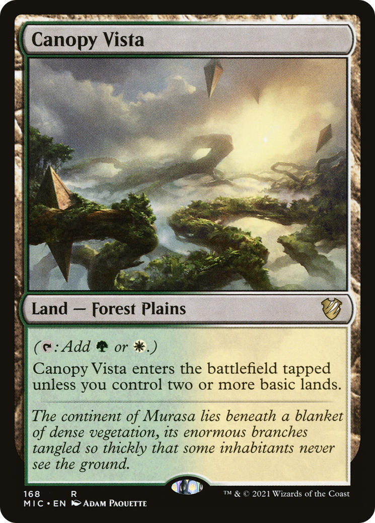 Canopy Vista (MIC-168) [Midnight Hunt Commander] MTG Single Wizards of the Coast