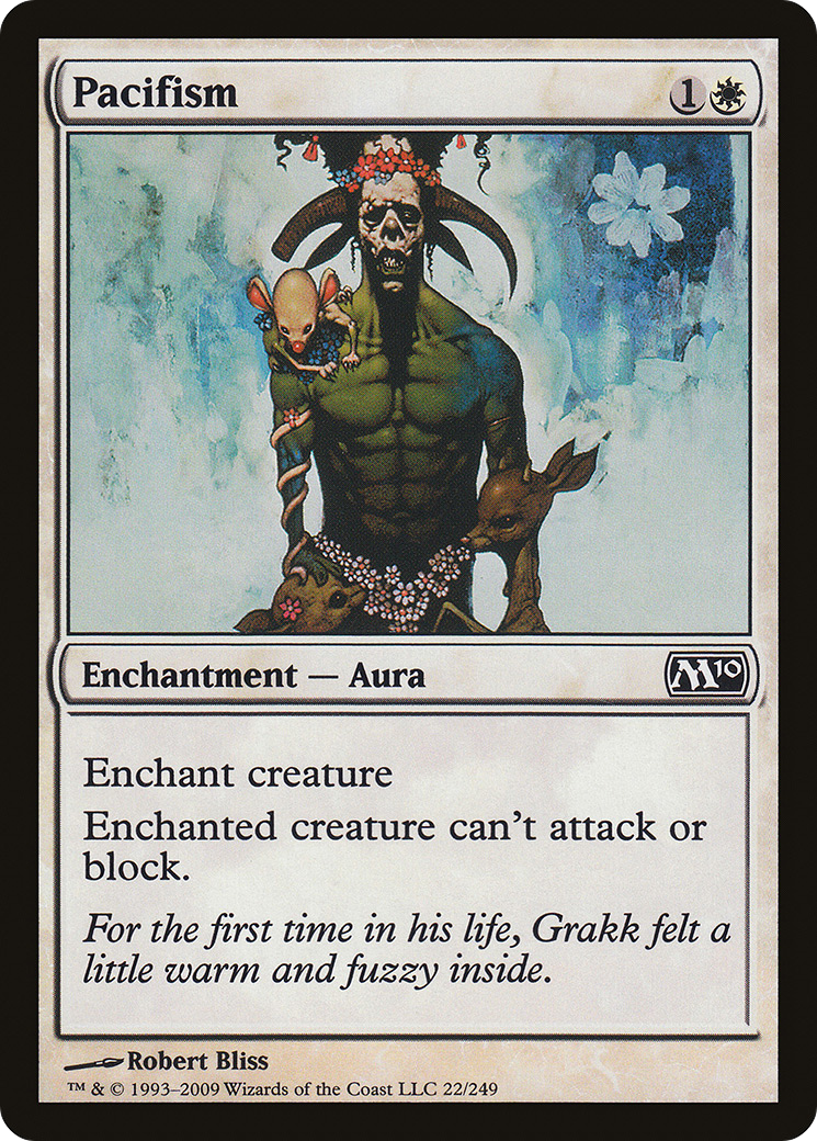Pacifism (M10-022) [Magic 2010] MTG Single Wizards of the Coast