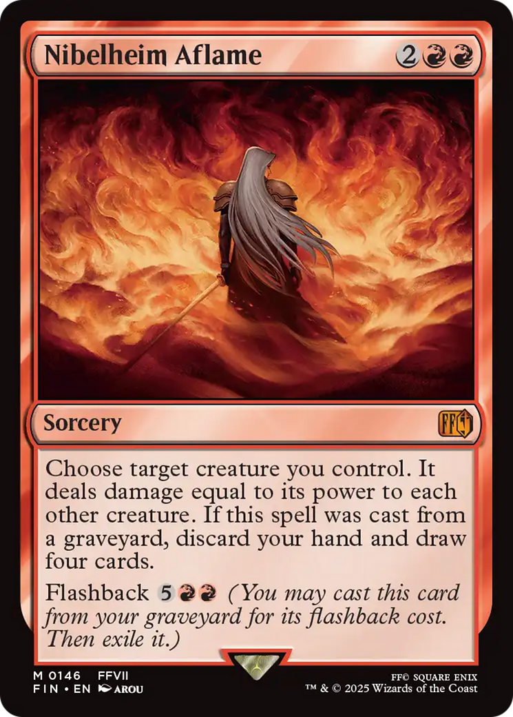 Nibelheim Aflame (FIN-146) [FINAL FANTASY] MTG Single Wizards of the Coast