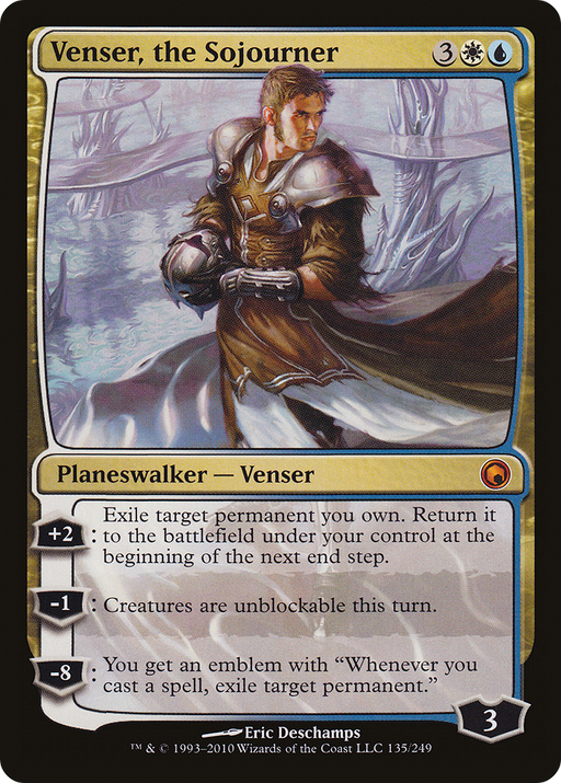 Venser, the Sojourner (SOM-135) [Scars of Mirrodin] Foil MTG Single Wizards of the Coast