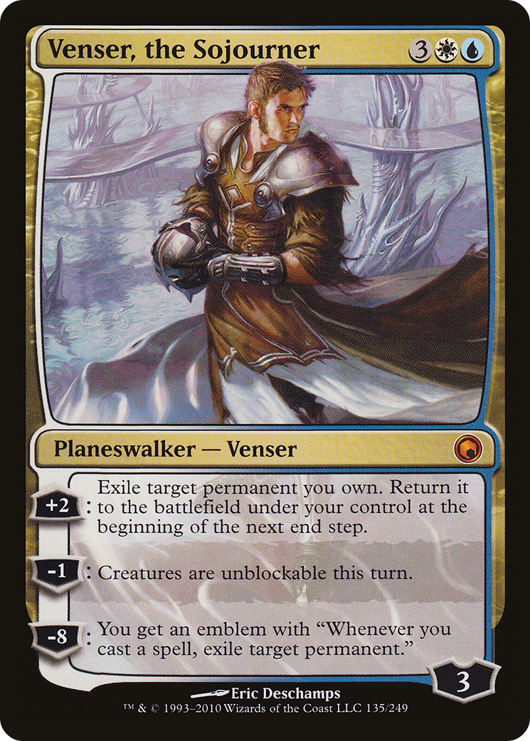 Venser, the Sojourner (SOM-135) [Scars of Mirrodin] MTG Single Wizards of the Coast
