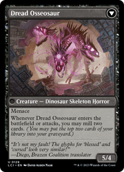 Visage of Dread (LCI-129) [The Lost Caverns of Ixalan] Foil MTG Single Wizards of the Coast