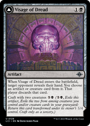 Visage of Dread (LCI-129) [The Lost Caverns of Ixalan] MTG Single Wizards of the Coast