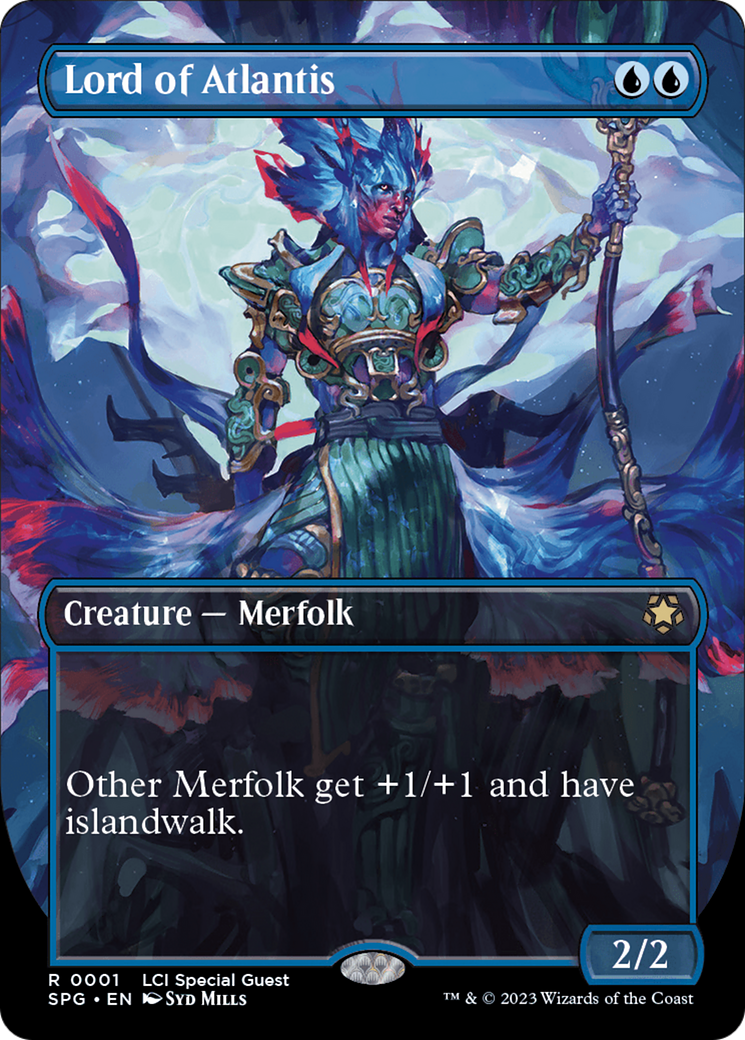 Lord of Atlantis (SPG-001) [Special Guests] (Borderless) Foil MTG Single Wizards of the Coast