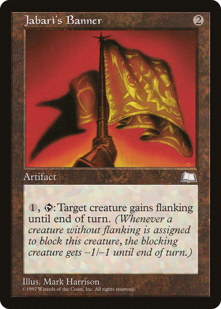Jabari's Banner (WTH-150) [Weatherlight] MTG Single Wizards of the Coast