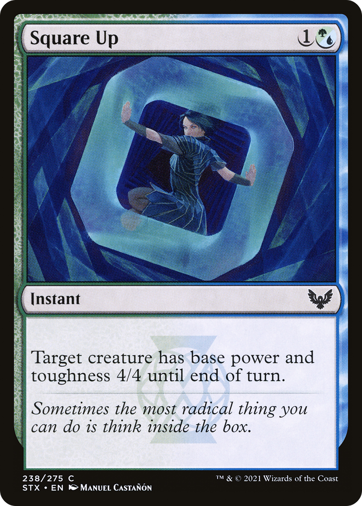 Square Up (STX-238) [Strixhaven: School of Mages] MTG Single Wizards of the Coast