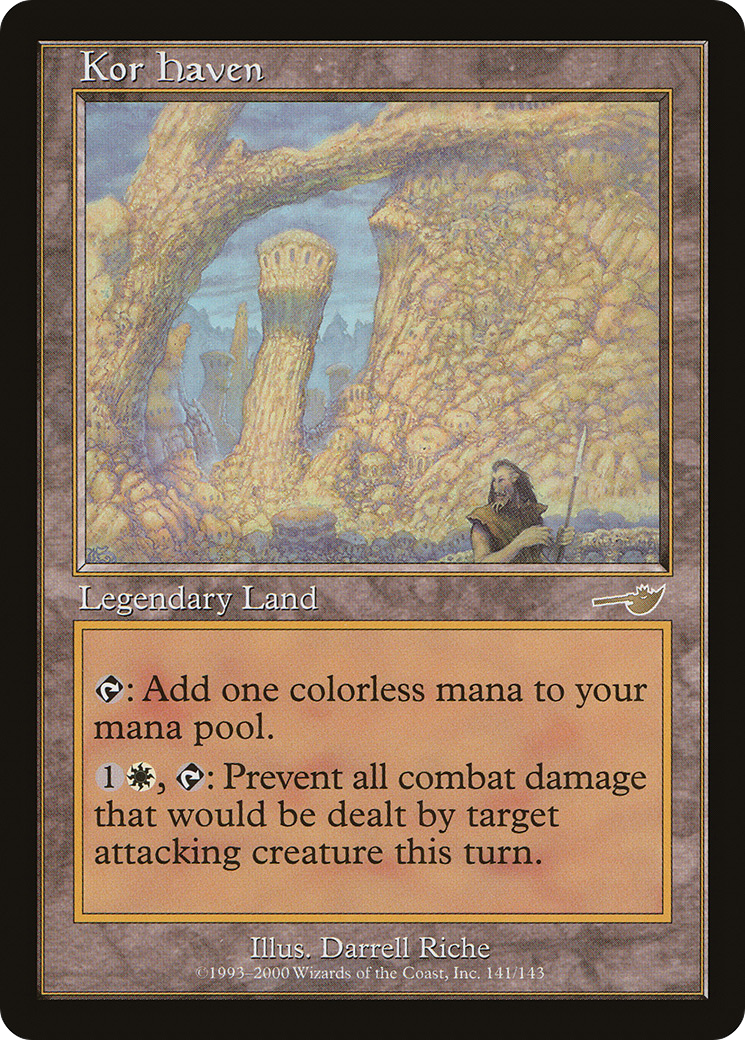 Kor Haven (NMS-141) [Nemesis] MTG Single Wizards of the Coast